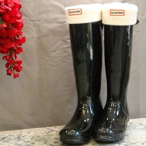 Women's Tall Wide Fit Refined Gloss Rain Boots